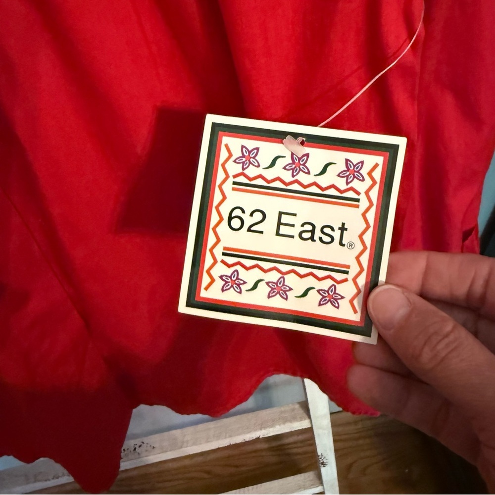 NWT Vintage 90s 62 East Red Southwest Themed Embroidered Button Up Shirt Women - Picture 4 of 8